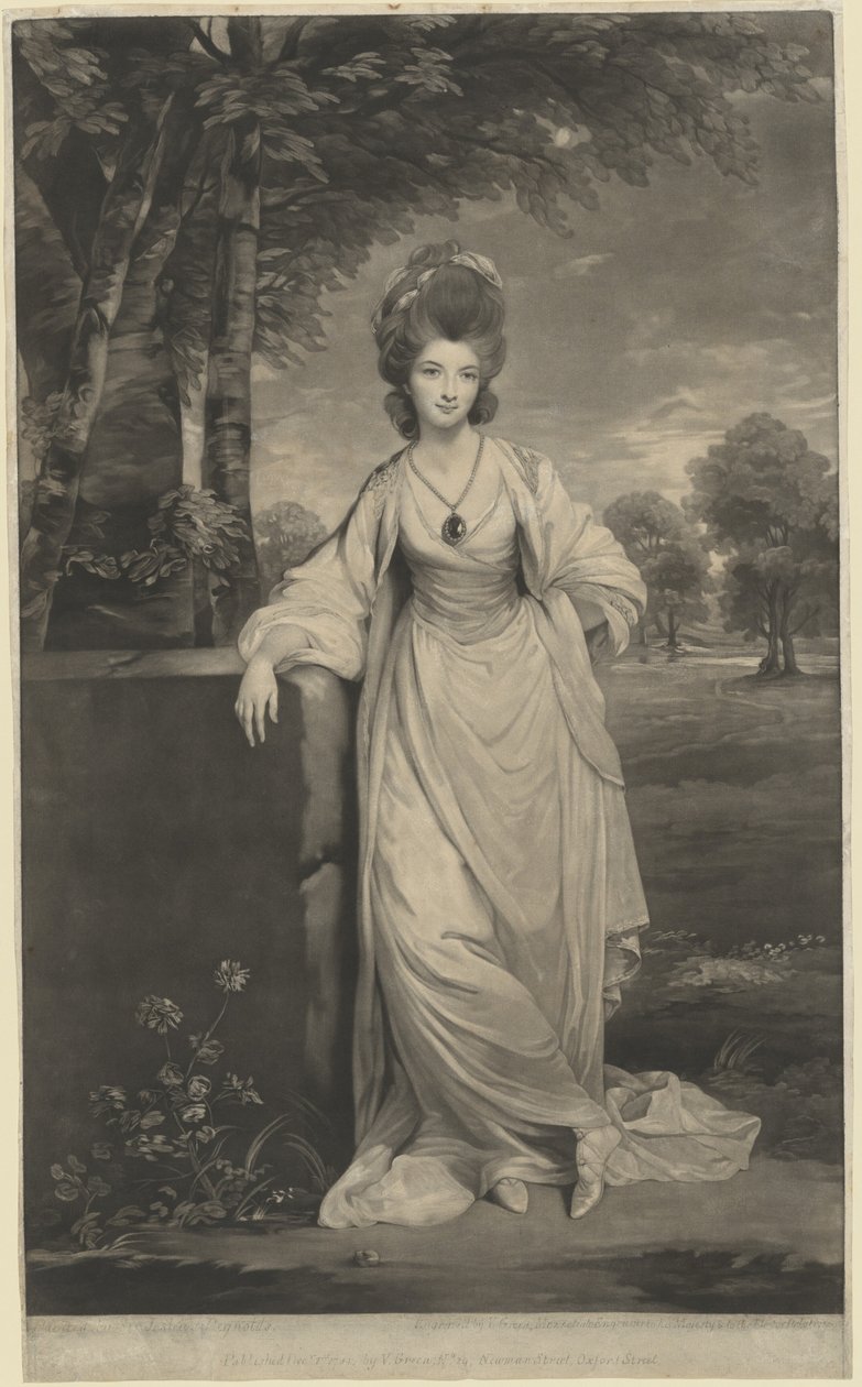 Leydi Elizabeth Compton by Valentine Green after Sir Joshua Reynolds