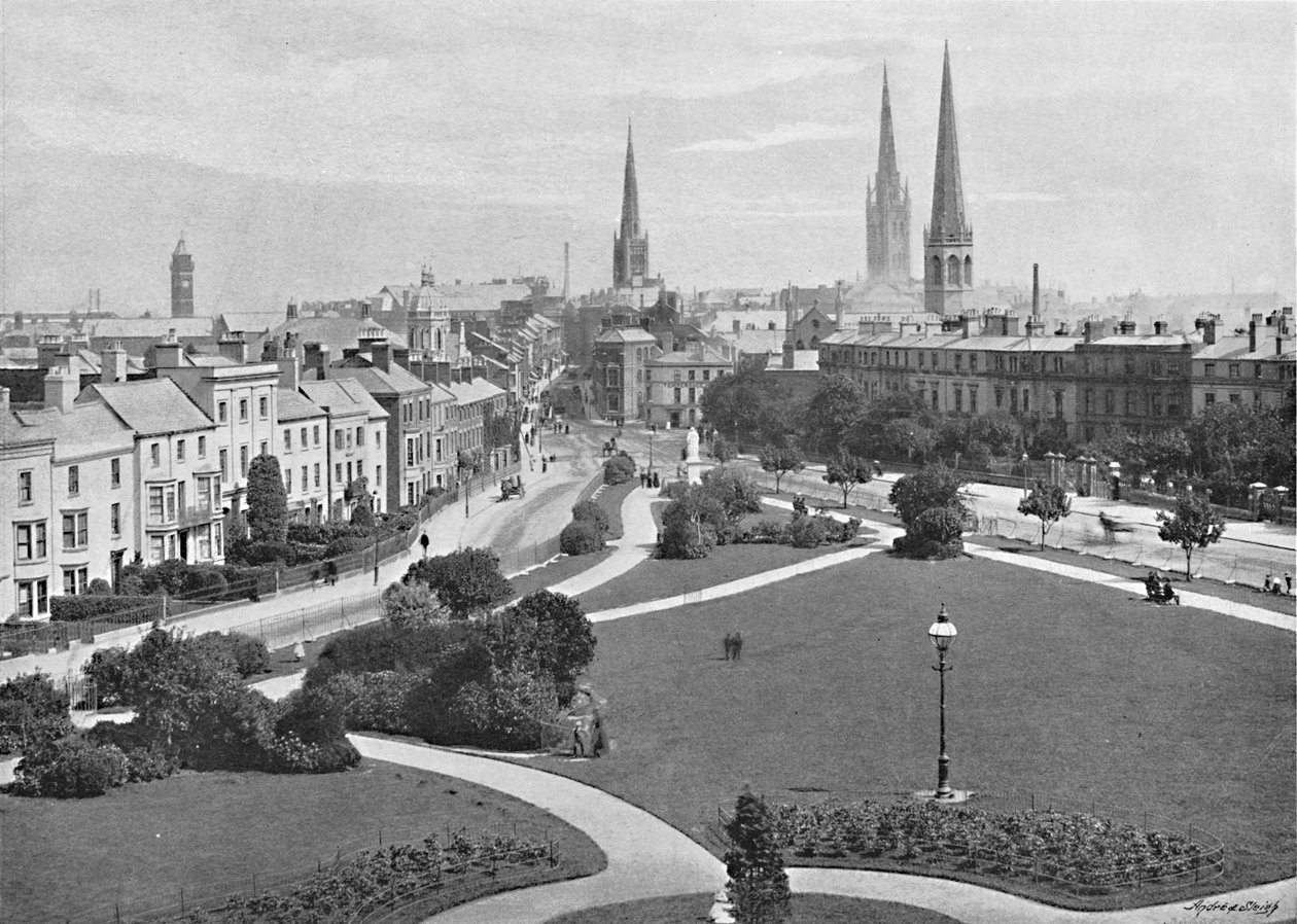 Coventry: Üç Kule, c1896 by Valentine and Sons Ltd