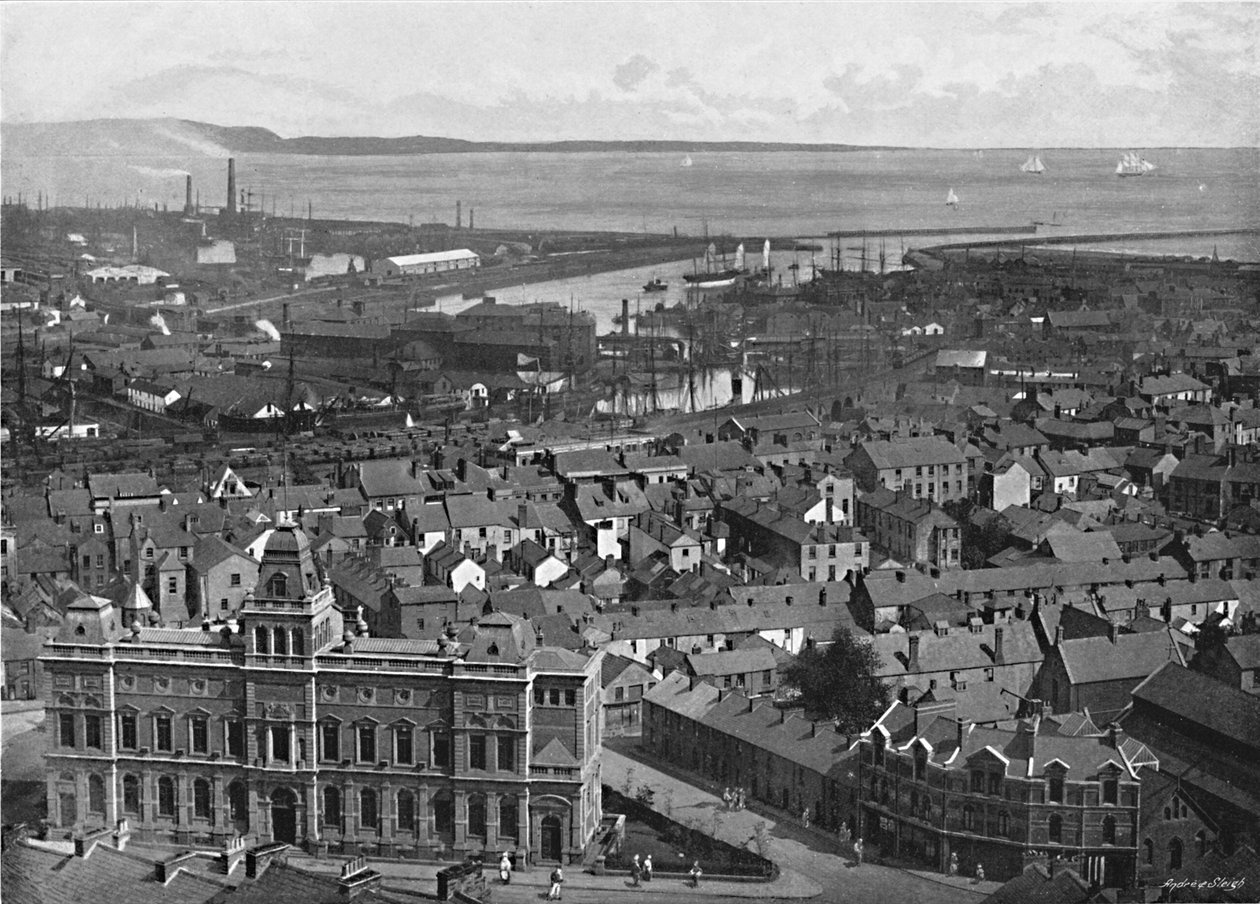 Swansea, c1896 by Valentine and Sons Ltd