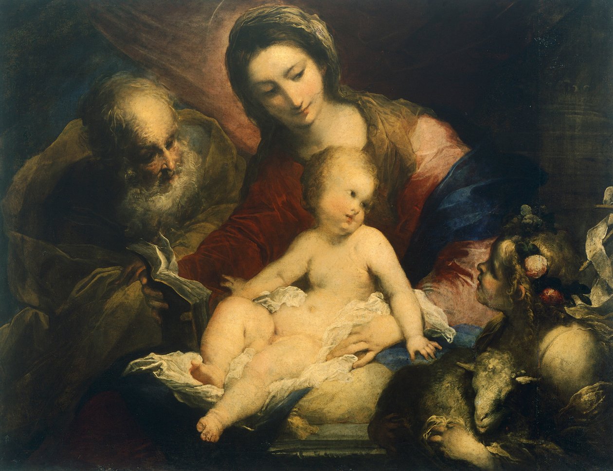 Kutsal Aile, Valerio Castello (1624-1659) by Valerio Castello