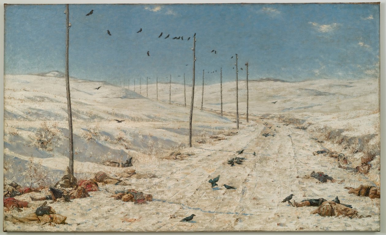 Savaş Esirlerinin Yolu, c.1878-79 by Vasili Vasilievich Vereshchagin