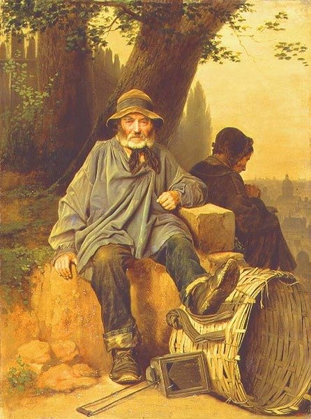 Parisli Paçavra Adam by Vasili Grigorevich Perov