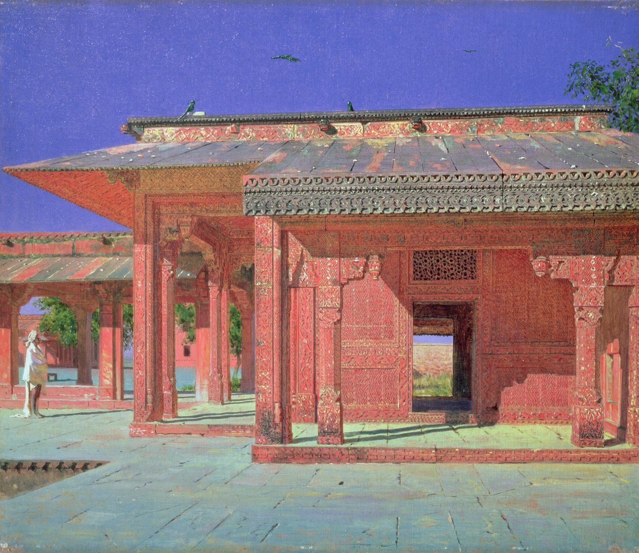 Saray Hareminde Yard, 1870