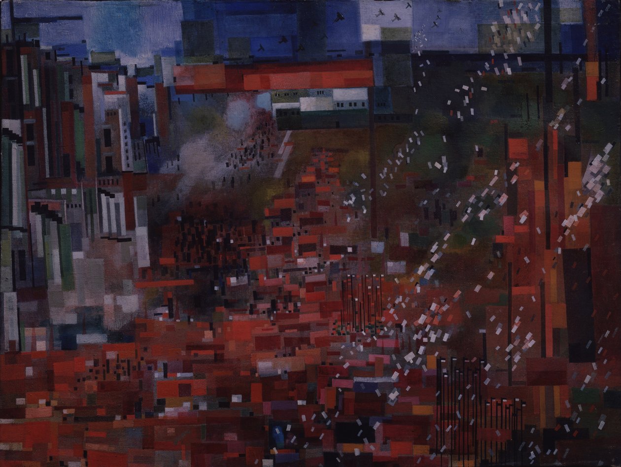 1 Mayıs 1929 by Vasili Vasilyevich Kuptsov