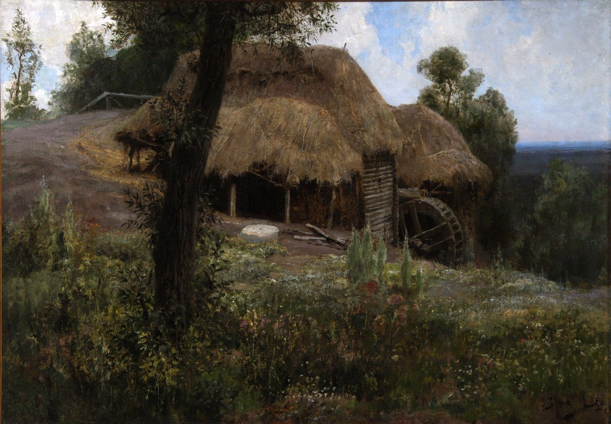 Eski değirmen, 1893 by Vasilij Dmitrievich Polenov