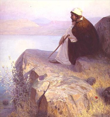 Melankoli Daydream (tuval üzerine yağlı boya) by Vasilij Dmitrievich Polenov