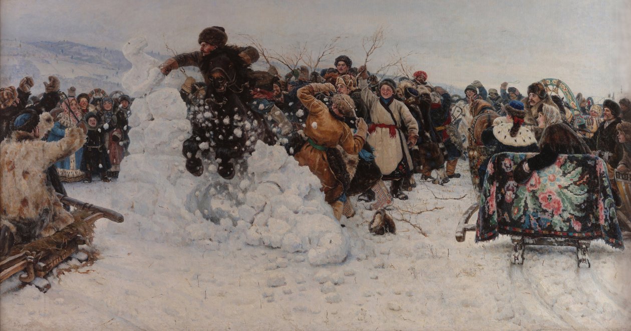 Kar Kasabası Almak by Vasily Surikov