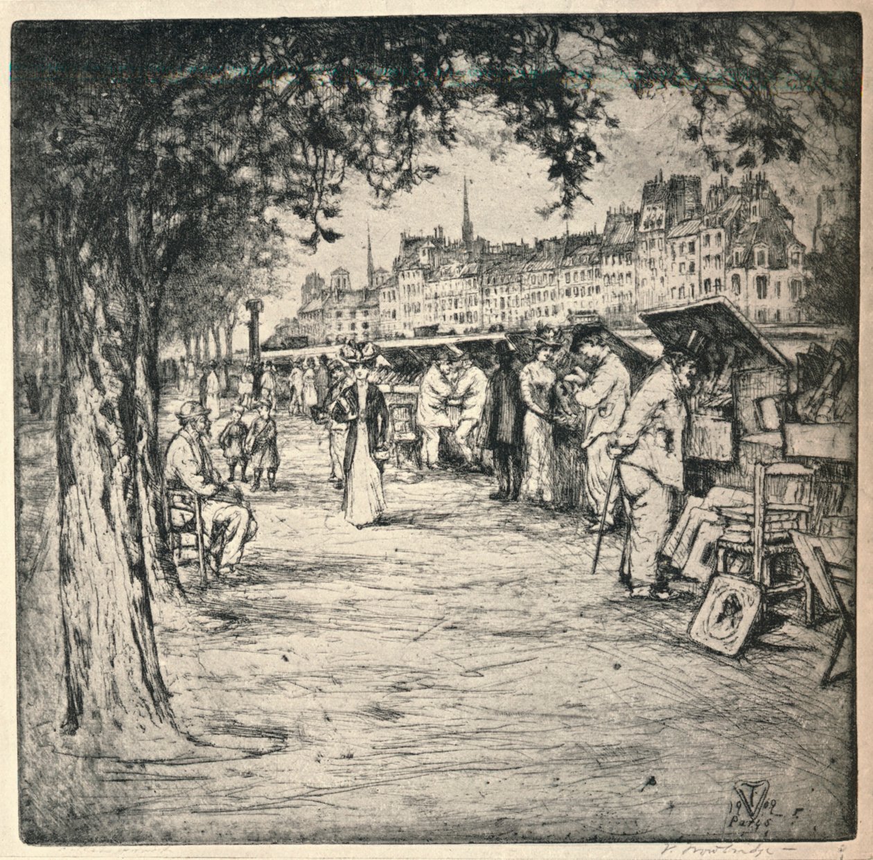 Rıhtım Boyunca, 1915 by Vaughan Trowbridge