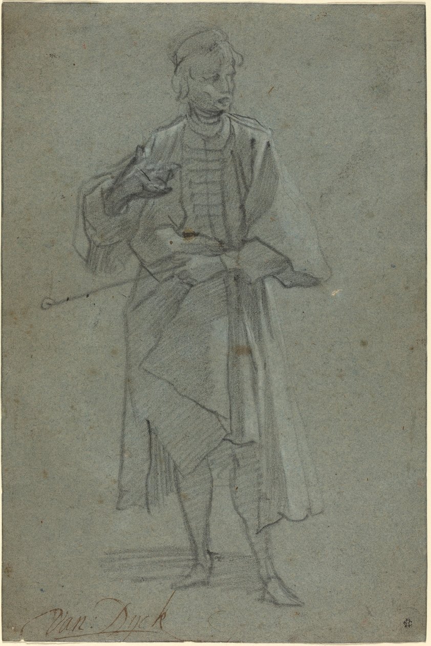 Bir Adam Figürü [rekto] by Ventura Salimbeni