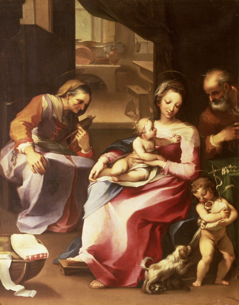 kutsal Aile by Ventura di Arcangelo Salimbeni