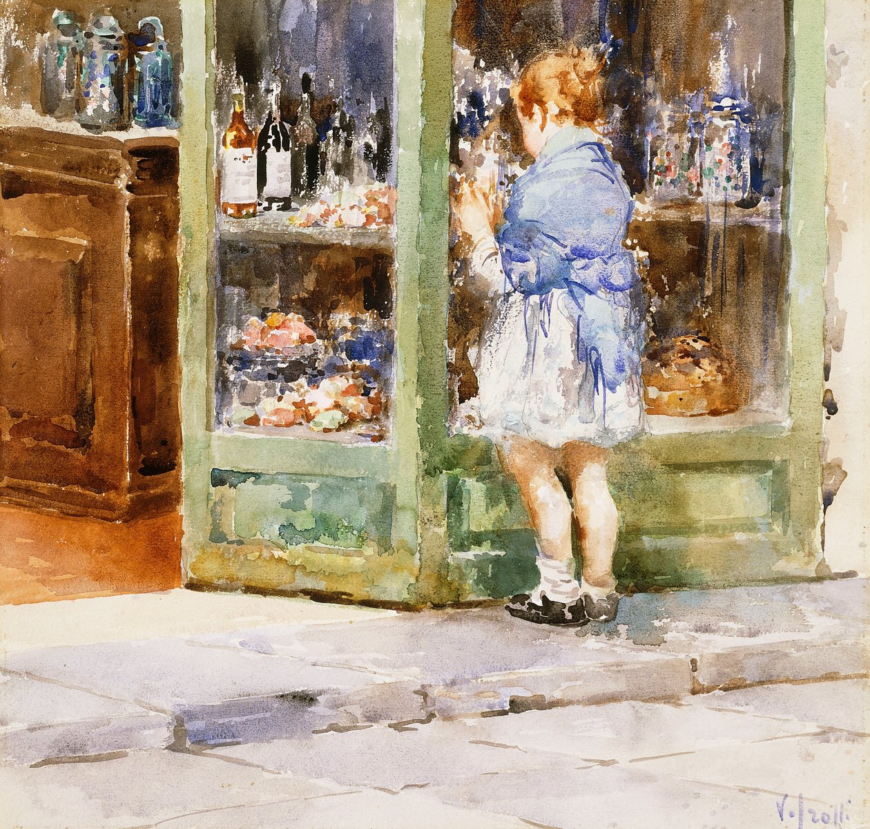 Pencere alışverişi yapan kız by Vicenzo Irolli