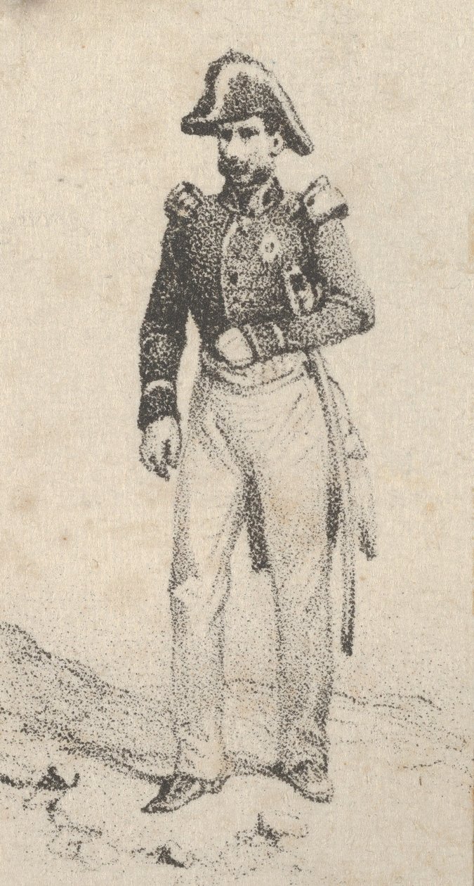 19. yüzyılın ortalarında bir asker. by Victor Adam