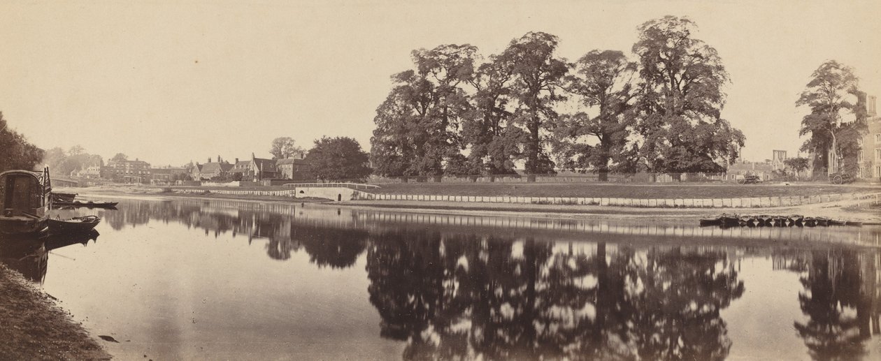 Hampton Court (İkinci Görünüm) by Victor Albert Prout