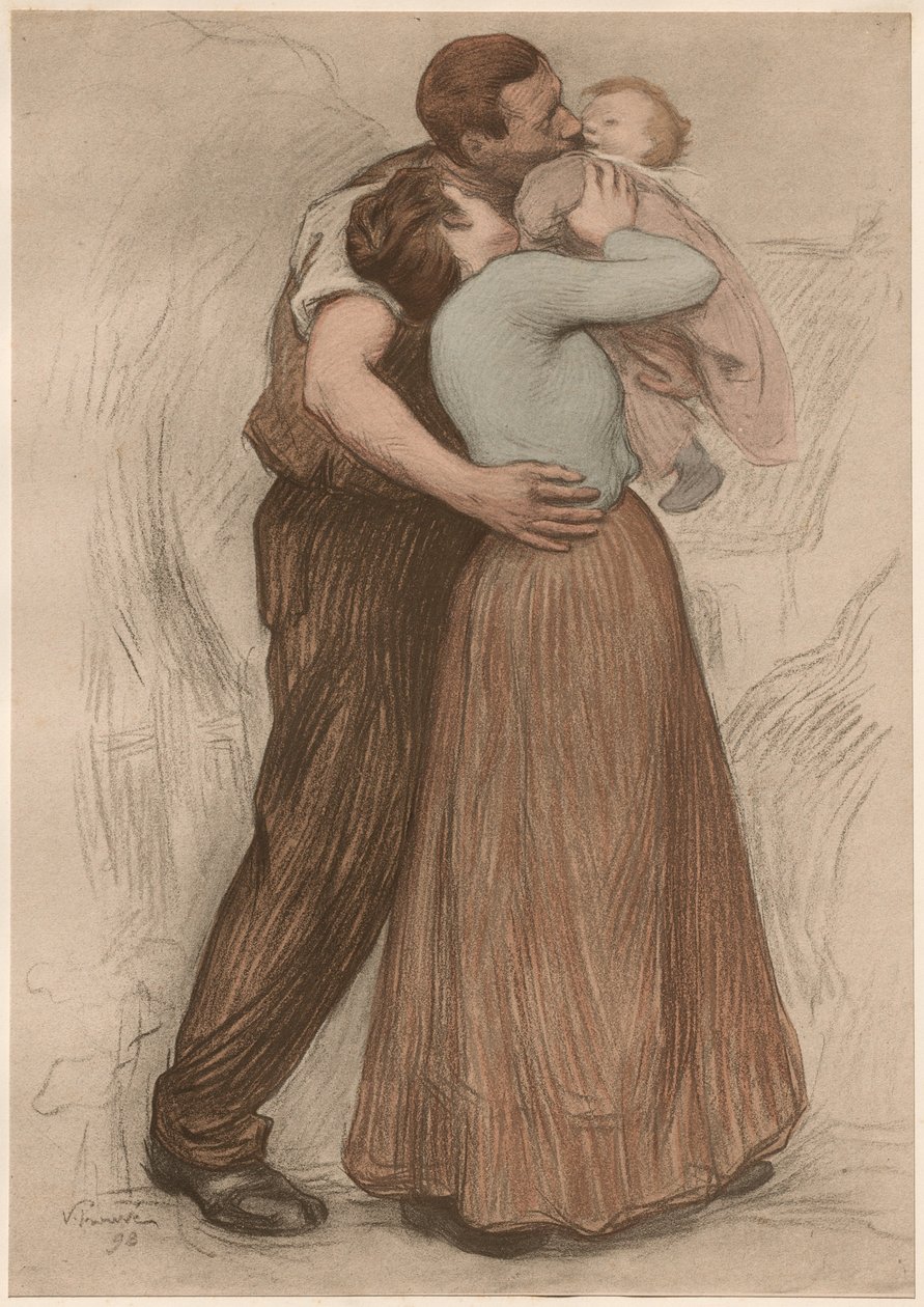 Öpücük, 1898. by Victor Emile Prouve