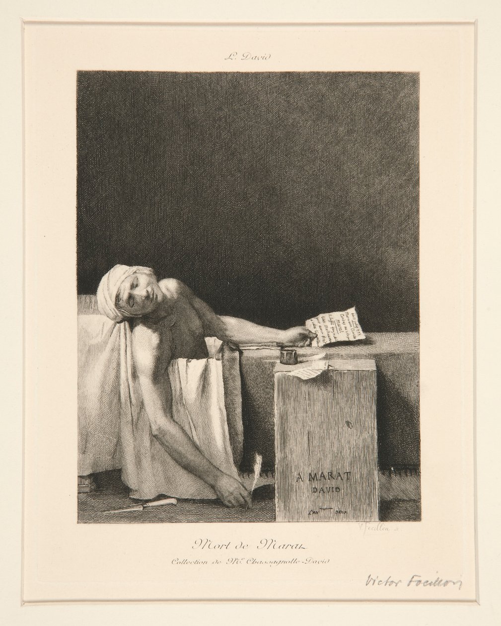 Marat'nın Ölümü by Victor Louis Focillon