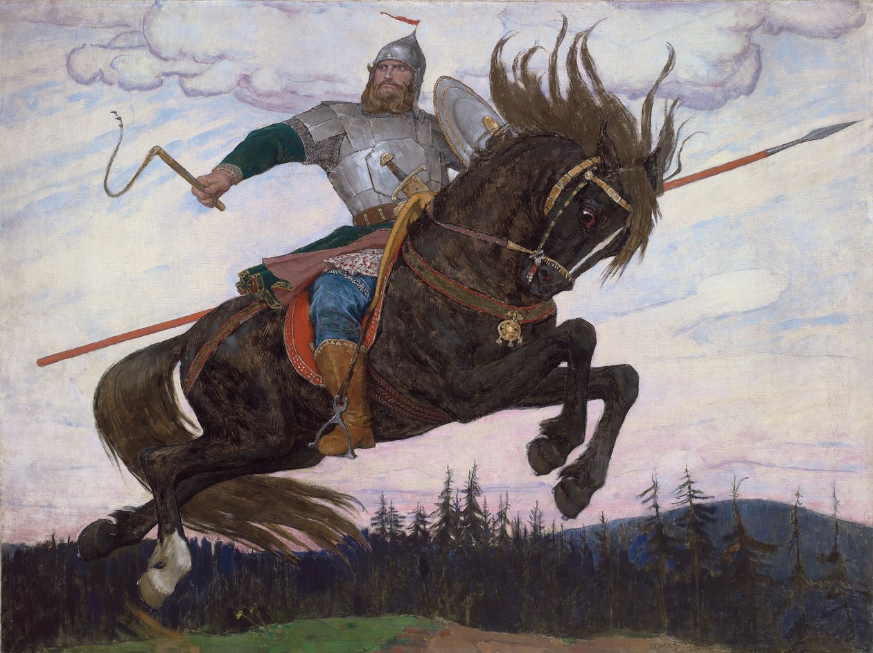 Bir Bogatyr, 1920 by Victor Mikhailovich Vasnetsov