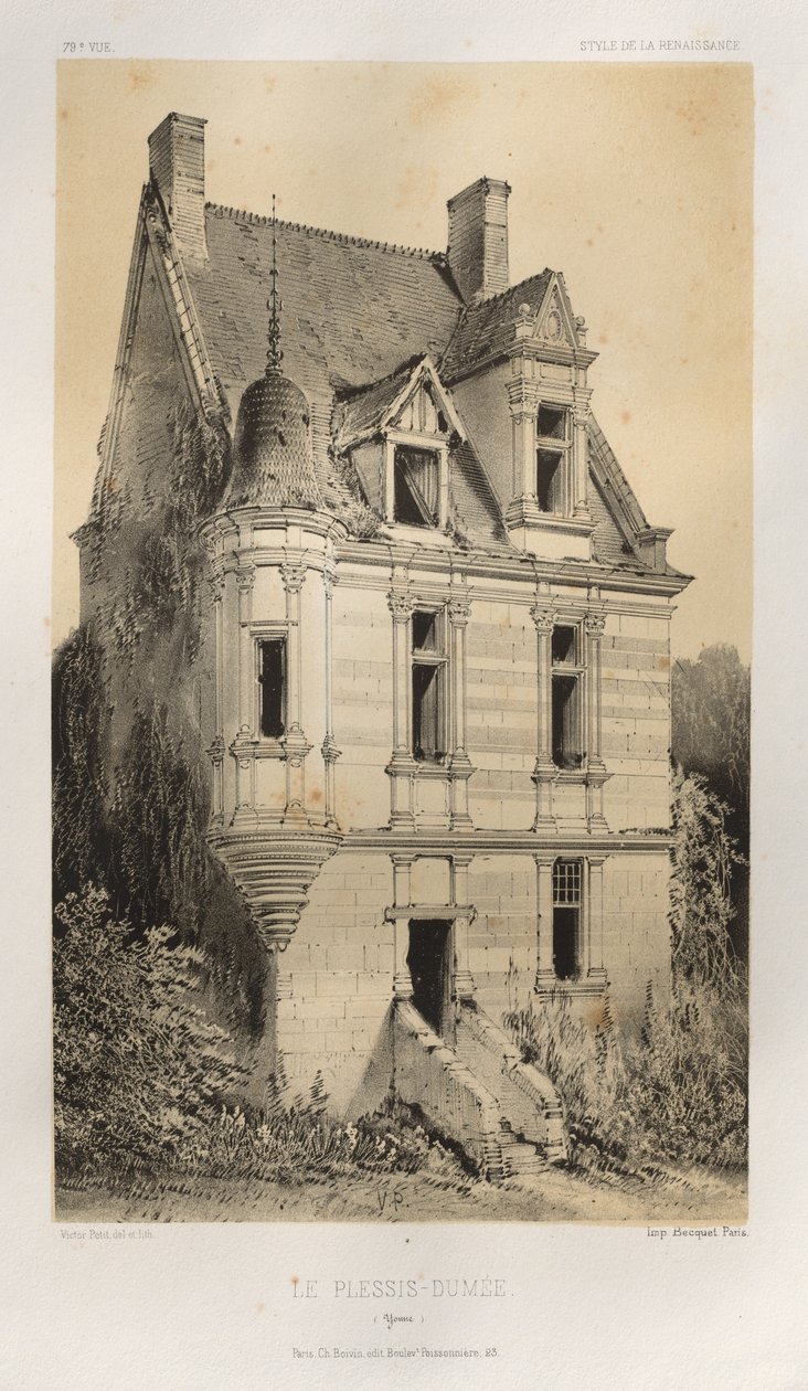 ...lütfen. 79, Le Plessis-Dumee Yonne, 1860. by Victor Petit