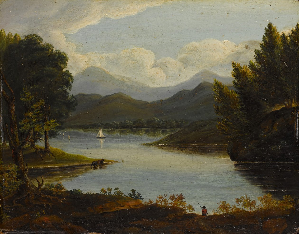 Hudson Nehri Sahnesi, 1830-50. by Victor de Grai