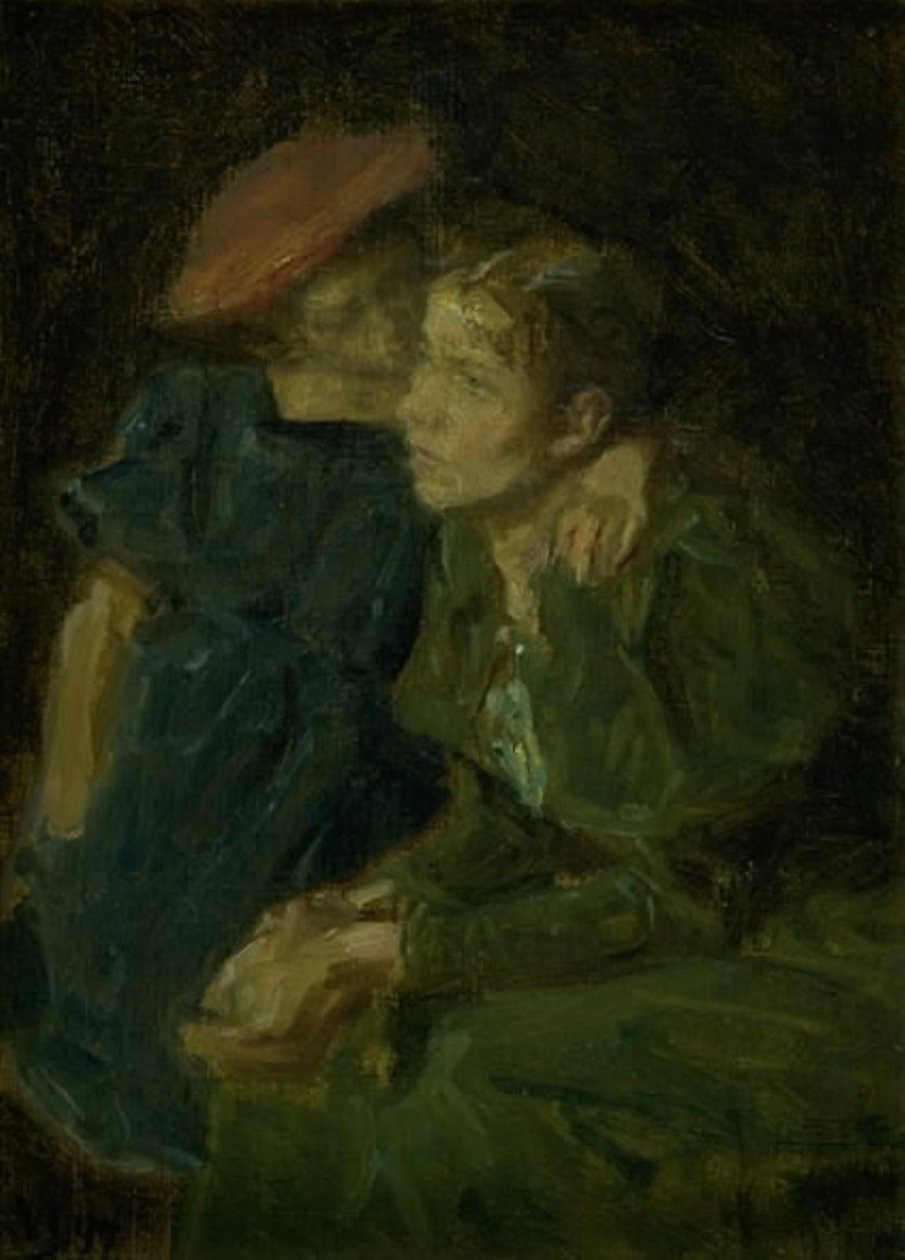 Nanna ve annesi by Viggo Johansen