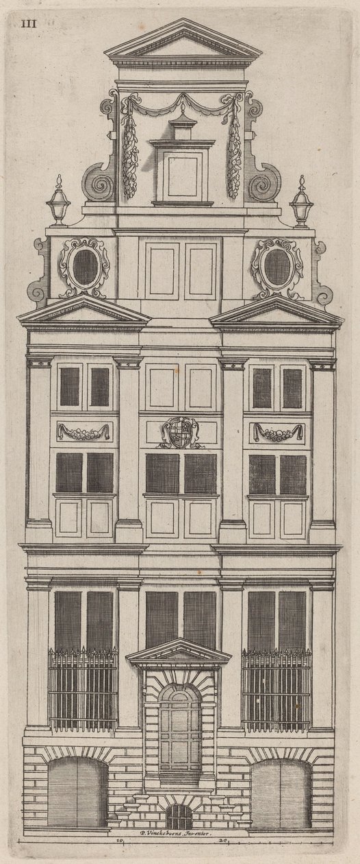Hollanda Cephe Yüksekliği: pl. 3 by Vignola