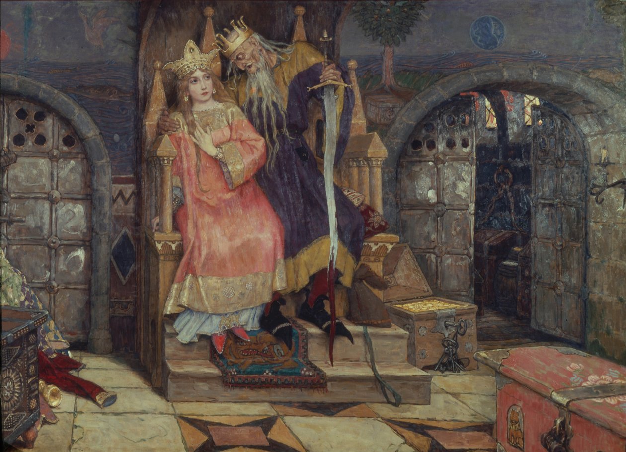 Ölümsüz Koschei, 1917-1926 by Viktor Mikhaylovich Vasnetsov