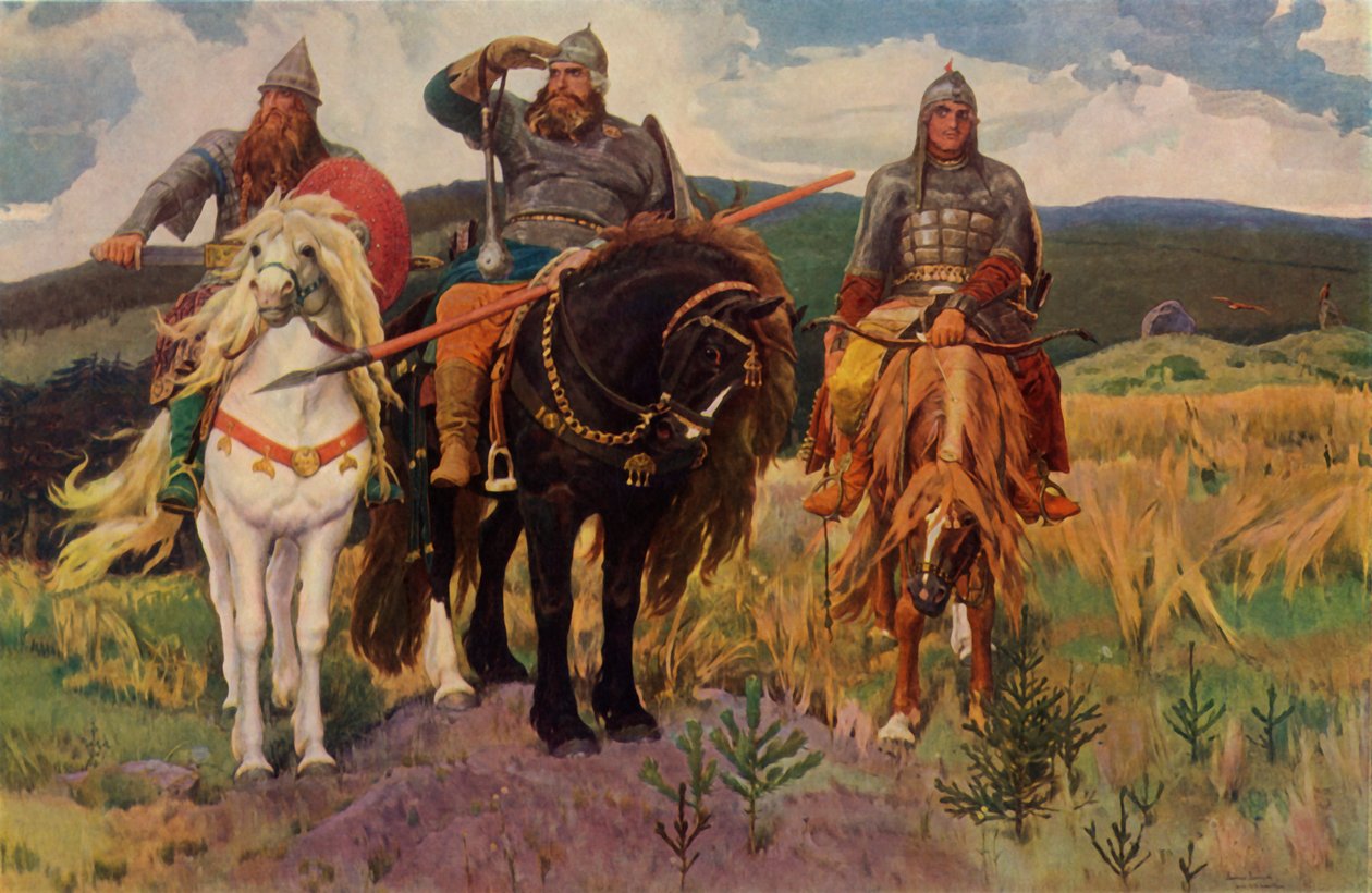 Savaşçılar, 1898, 1965. by Viktor Mikhaylovich Vasnetsov