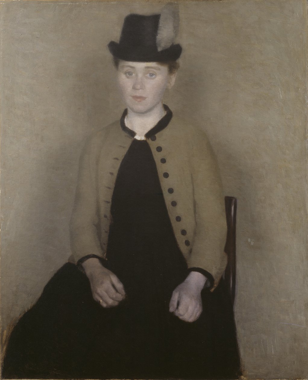 Ida Ilsted, daha sonra Sanatçının Karısı by Vilhelm Hammershøi