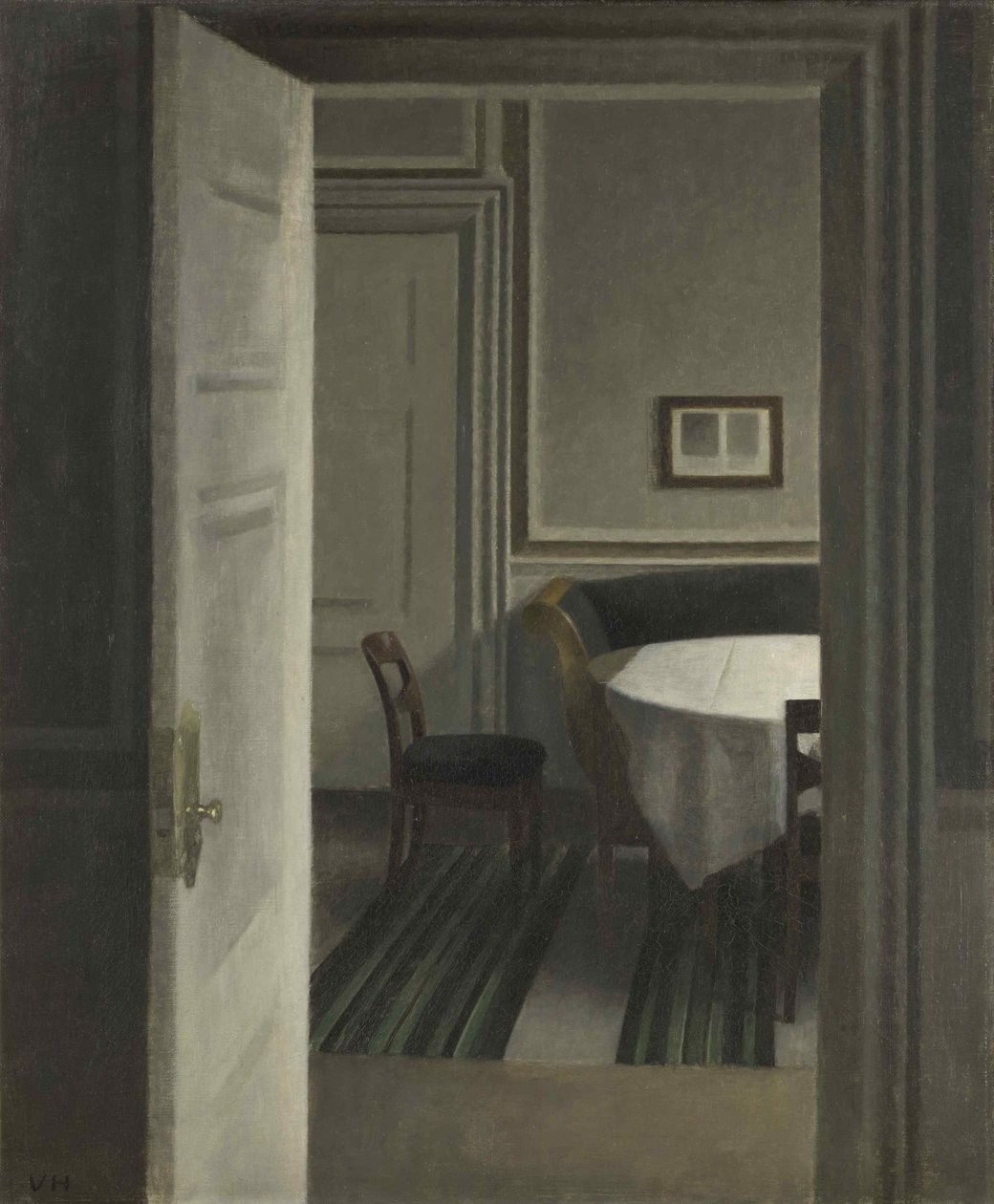 İç, Strandgade 30, 1904. by Vilhelm Hammershøi