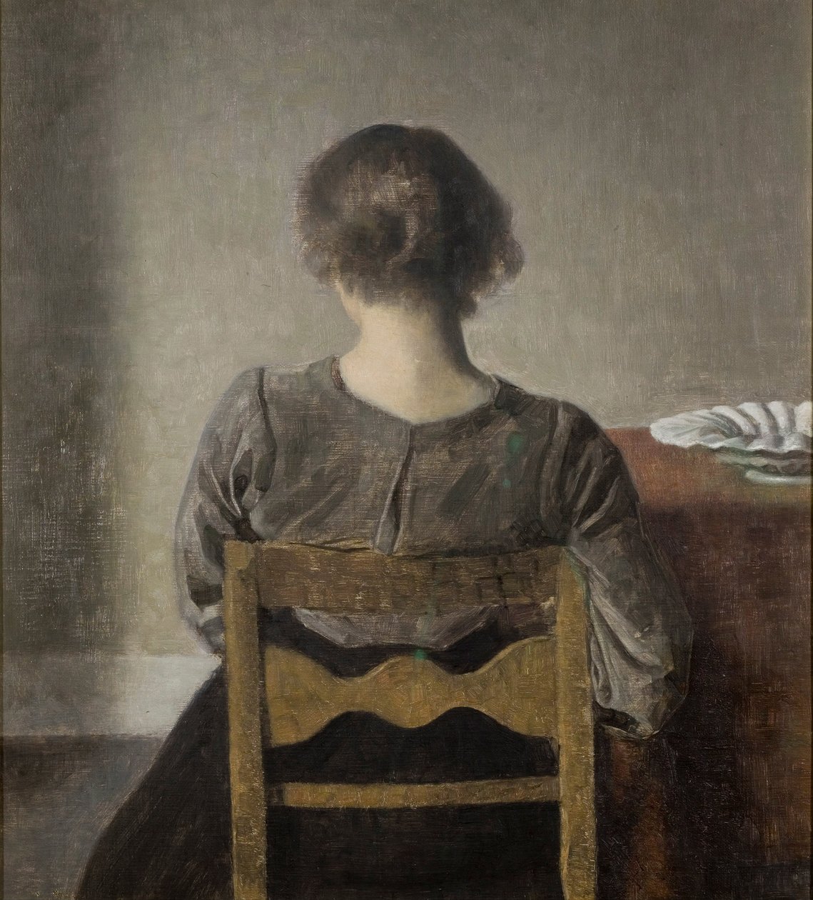 Dinlenmek by Vilhelm Hammershøi