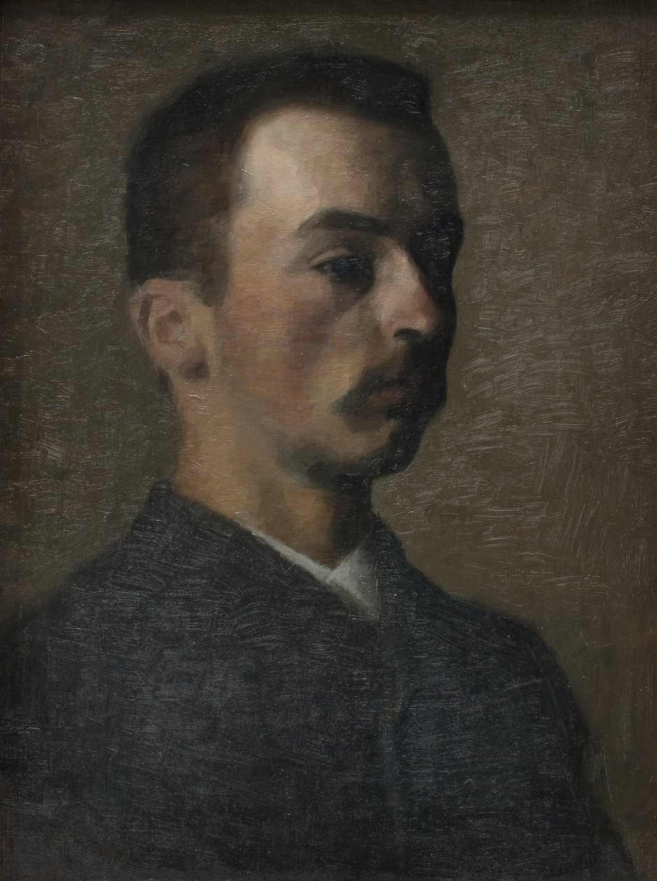 Otoportre by Vilhelm Hammershøi