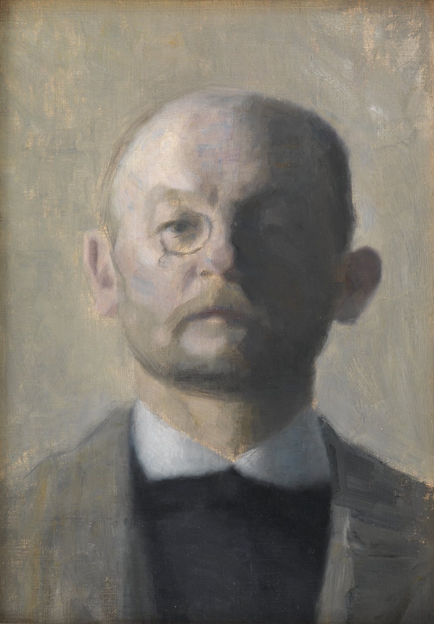 Ressam Kristian Zahrtmann by Vilhelm Hammershøi