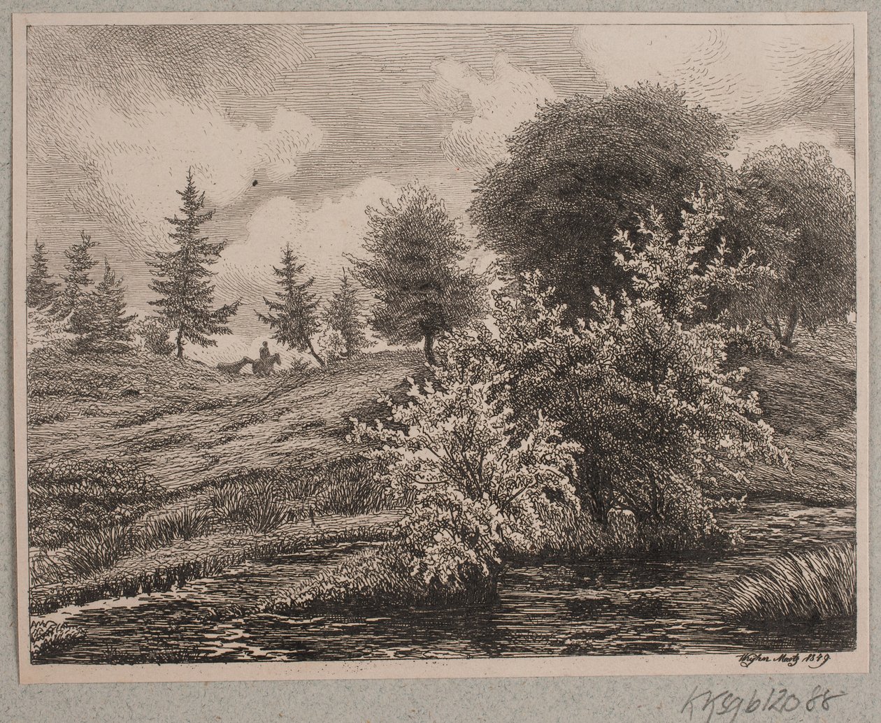 Bir bataklık tarafından tepeler by Vilhelm Kyhn