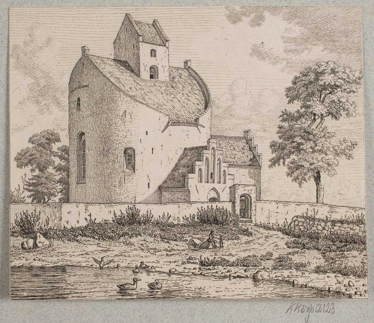 Bjernede kilisesi by Vilhelm Kyhn