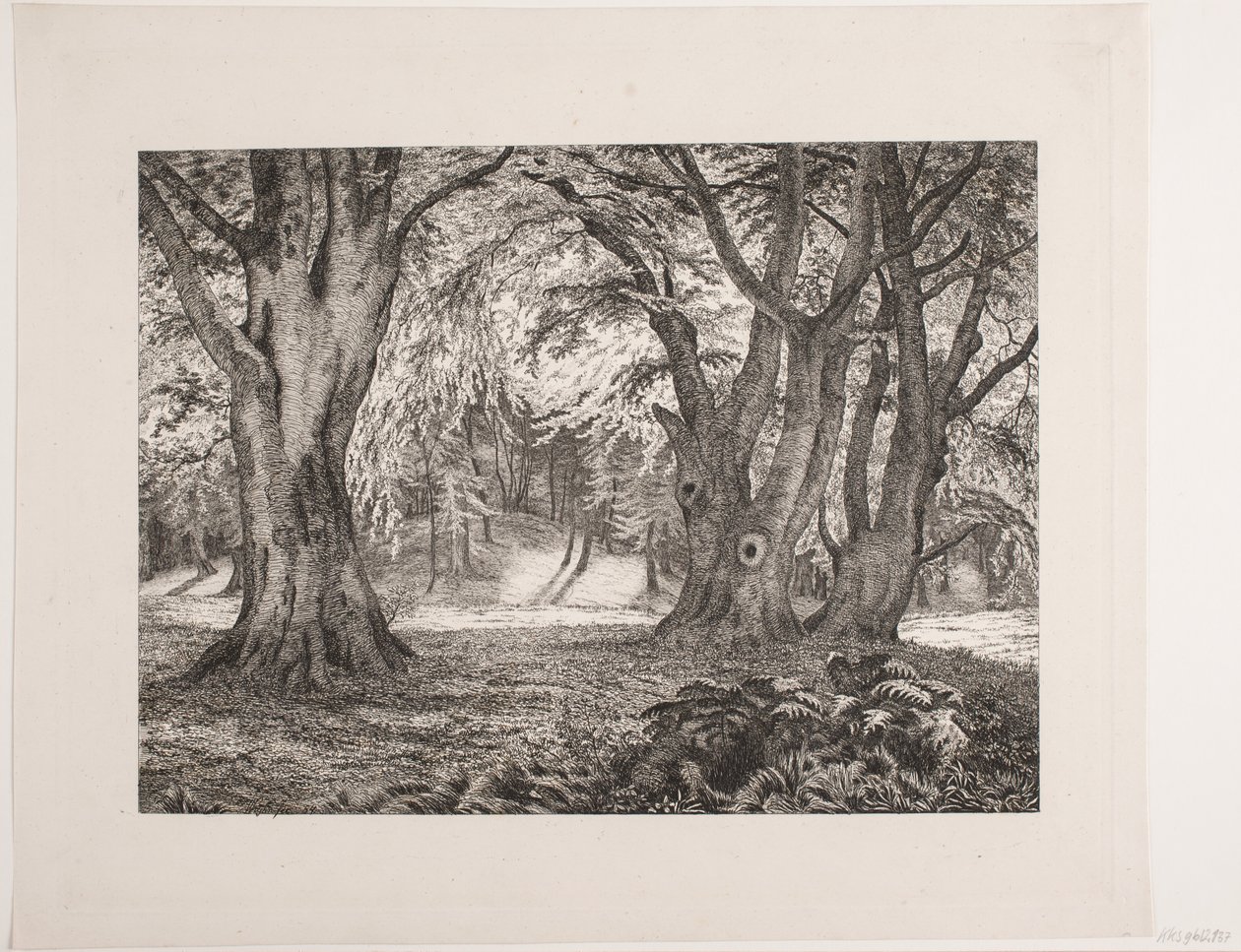 Bir ormanın içi by Vilhelm Kyhn