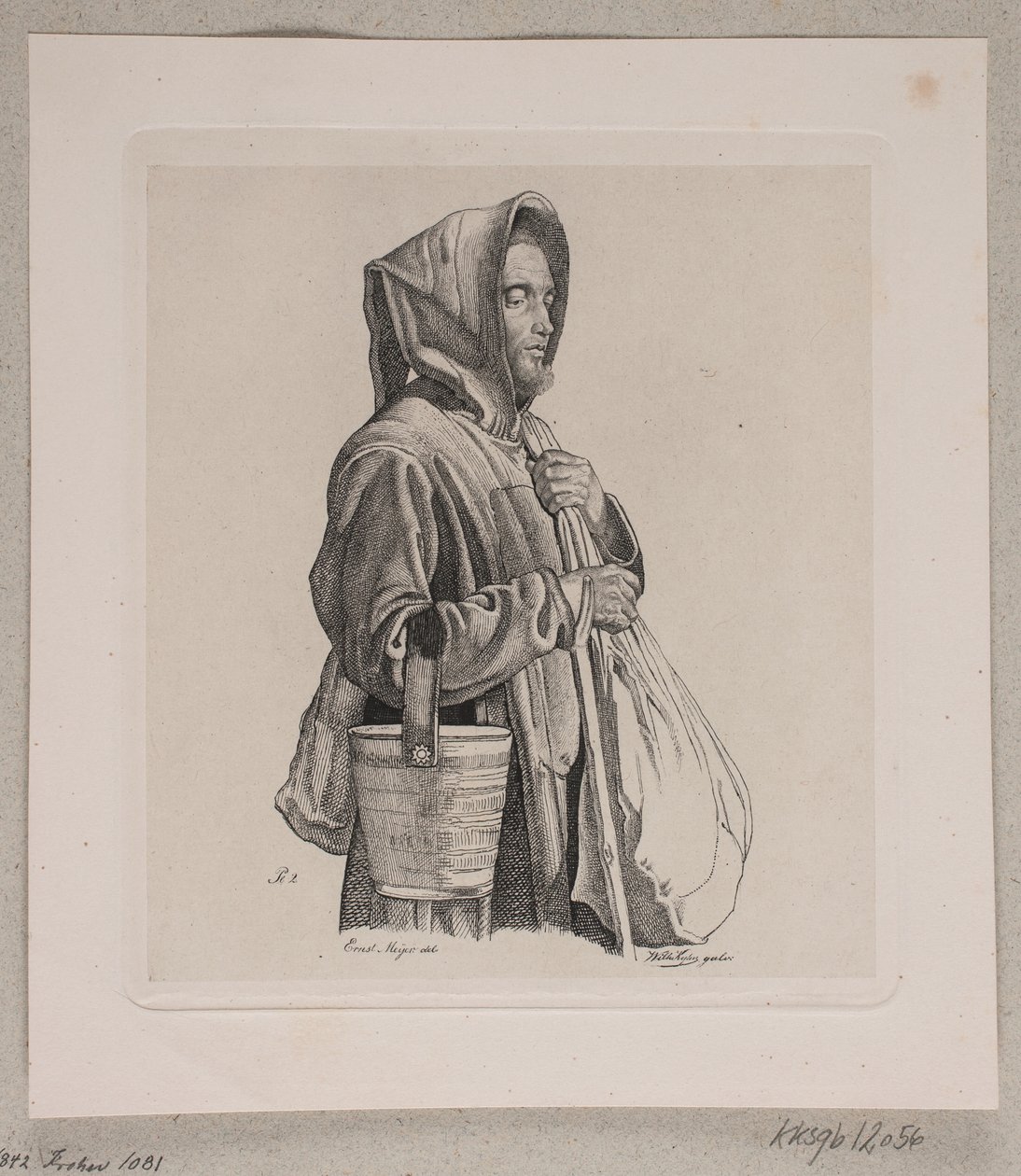 bir dilenci keşiş by Vilhelm Kyhn