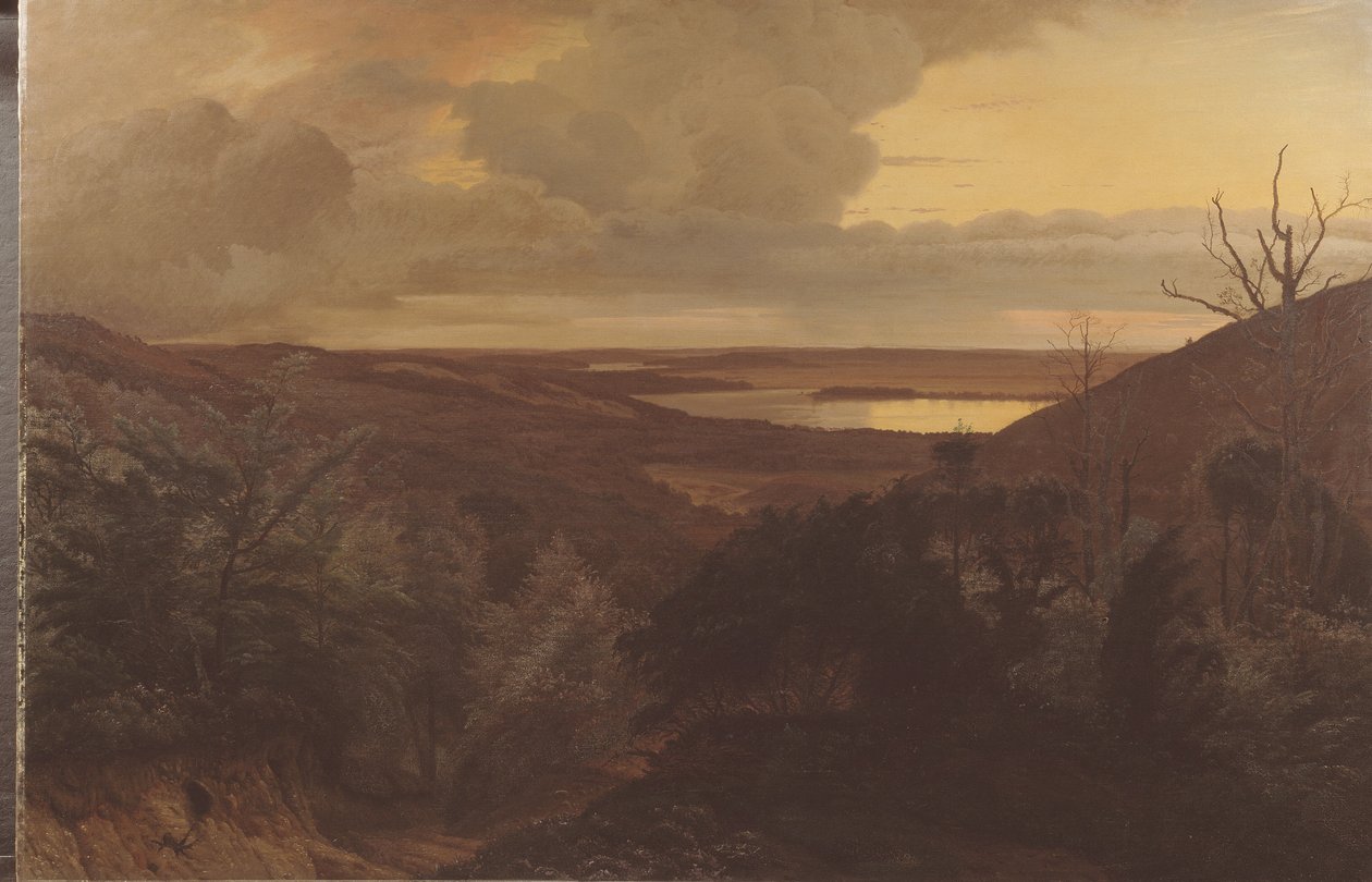 Himmelbjerget, Jutland yakınlarında Geç Akşam by Vilhelm Kyhn