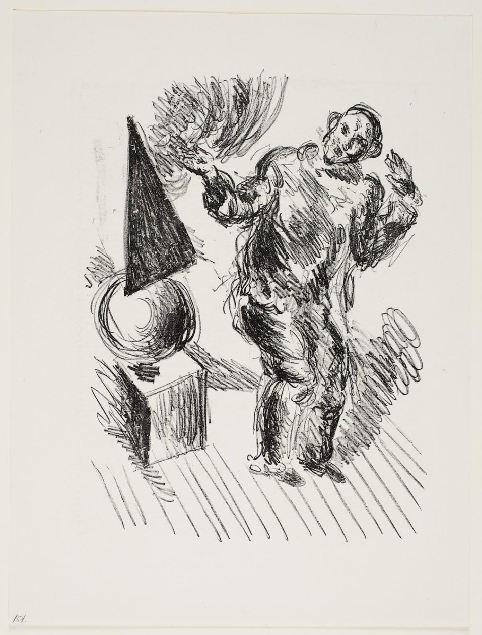 Kübizm gösterisi by Vilhelm Lundstrøm