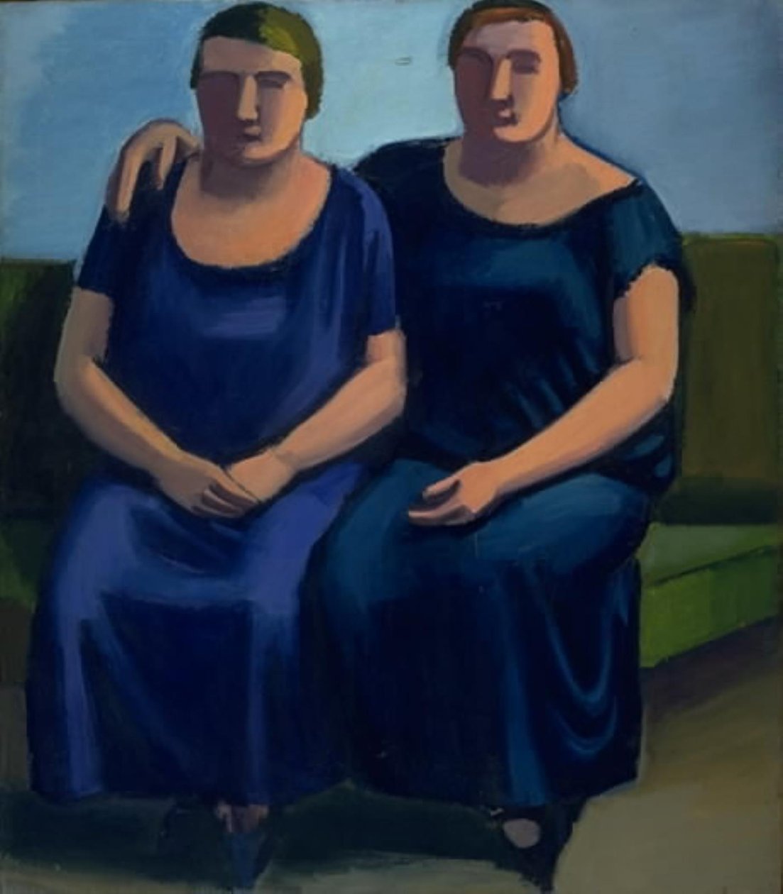 İki kız kardeş by Vilhelm Lundstrøm