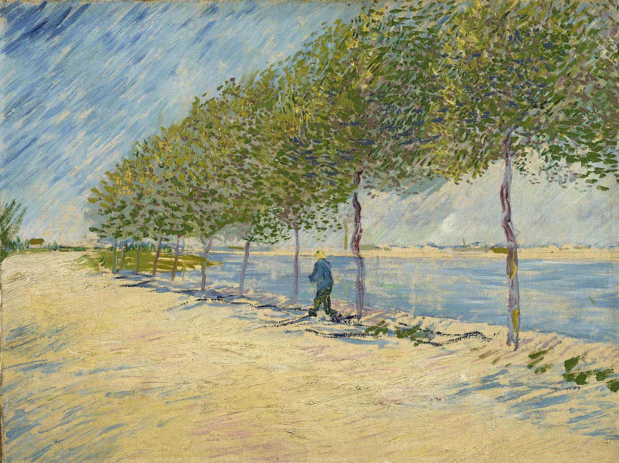 Langs de Seine by Vincent van Gogh