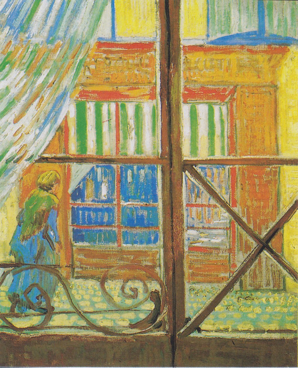 Bir pencereden görülen kasap dükkanı by Vincent van Gogh