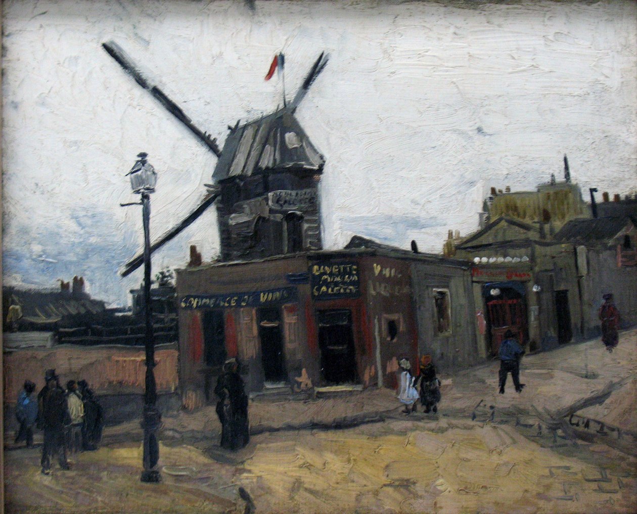 Moulin de la Galette; Kröller-Müller Müzesi by Vincent van Gogh