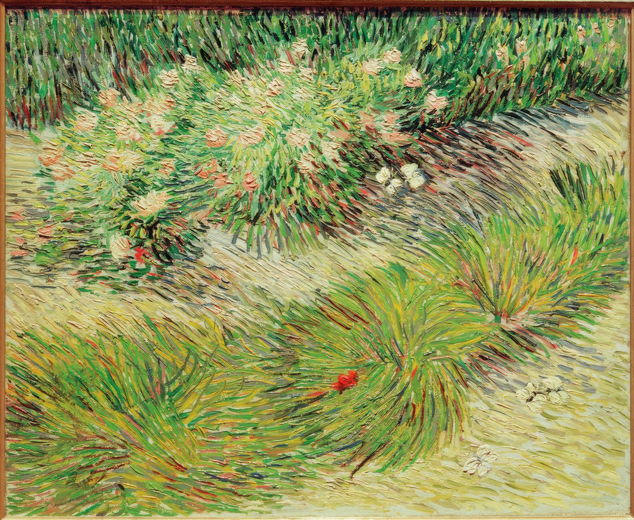 Kelebekler ve çiçekler by Vincent van Gogh