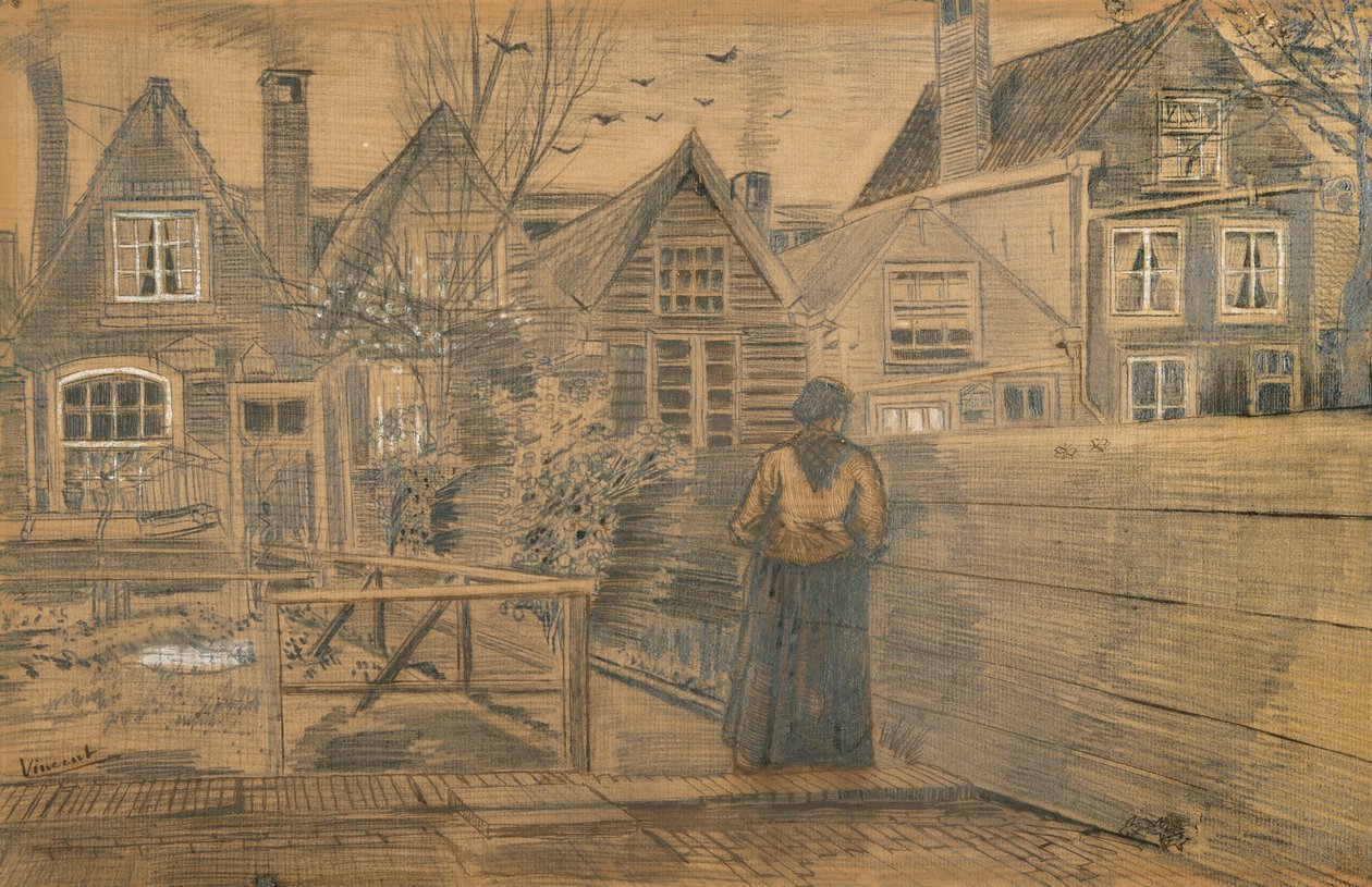 Siens Anneler Evi (1882) by Vincent van Gogh