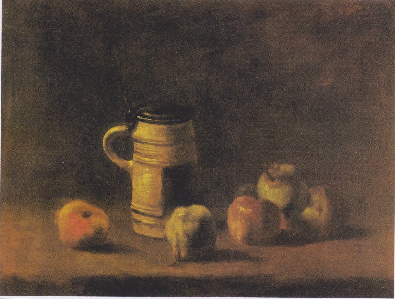 Bira bardağı ve meyve ile natürmort by Vincent van Gogh