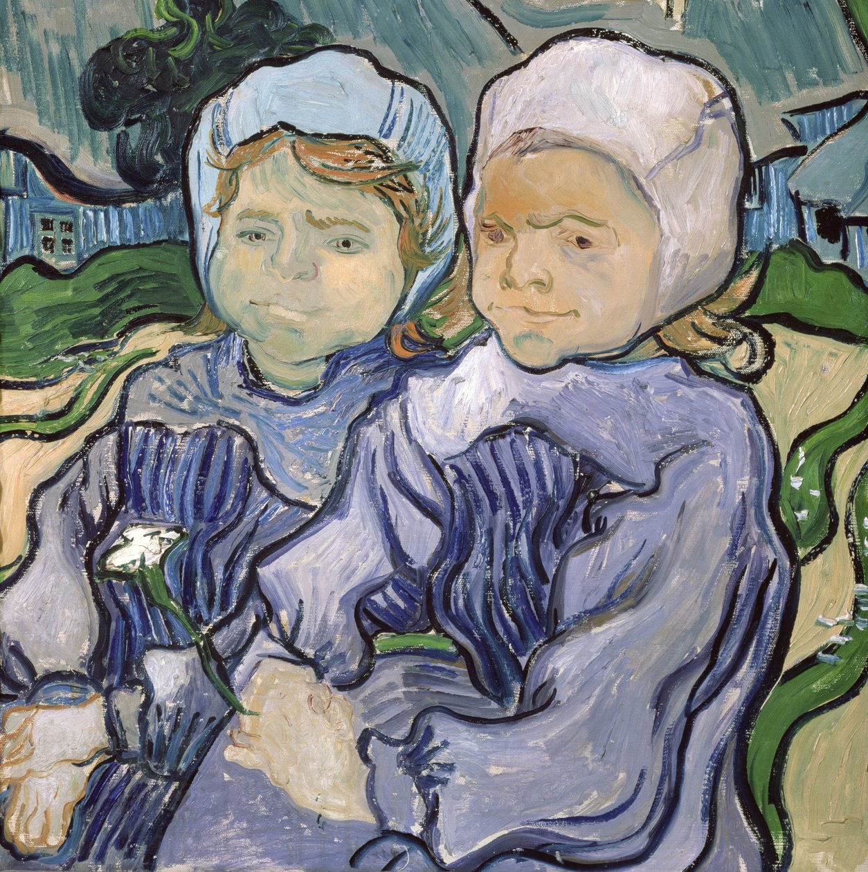 İki Küçük Kız, 1890 by Vincent van Gogh