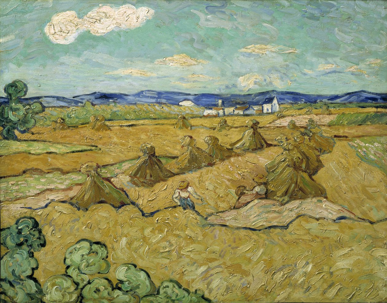 Samanlıklar by Vincent van after Gogh