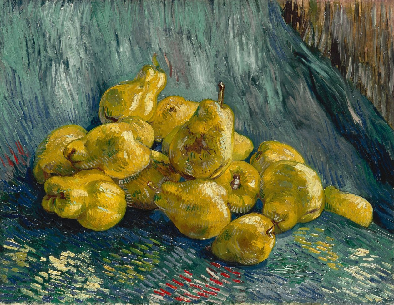 Ayva ile Natürmort, 1887-1888. by Vincent van Gogh