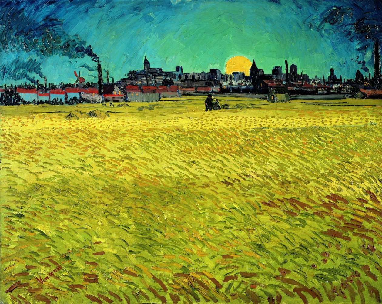 Yaz akşamı, 1888. by Vincent van Gogh