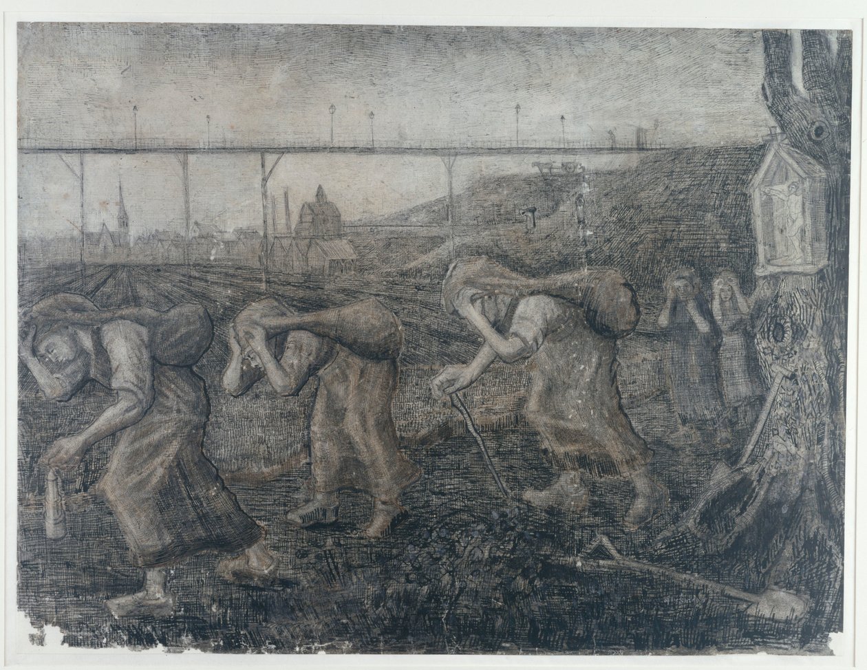 Yükün taşıyıcıları, 1881. by Vincent van Gogh