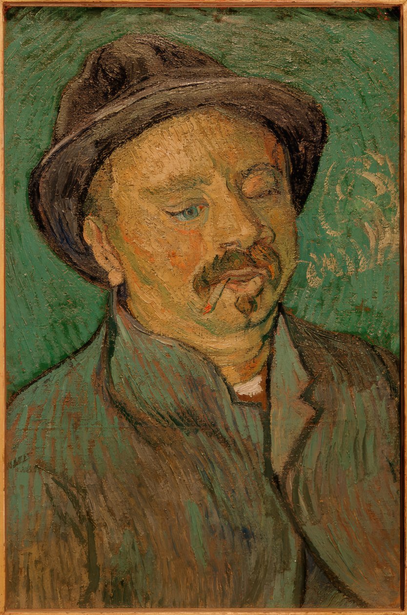 Tek gözlü bir adamın portresi by Vincent van Gogh